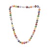 Treasure Bay Stunning Multi-Colour 8-9mm Freshwater Pearl Necklace for Women Lobster Claw Clasp 21IN
