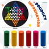 WinnerWhy 26 Inch Large Chinese Checkers Board Game with Checkerboard