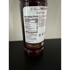 LE SIROP DE MONIN BLOOD ORANGE SYRUP UNOPENED BRAND NEW 33.8 OZ