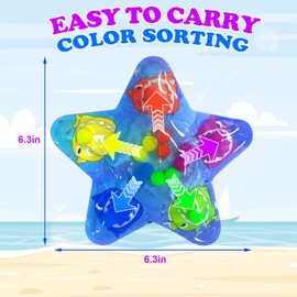 Color Sorting Toy, Educational Montessori Learning Game, Numbers and Colors Teaching Aid for Toddlers 3-5 Years