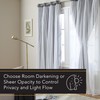 TOWN & COUNTRY LUXE Talia Double Layer Indoor Curtains, Sheer