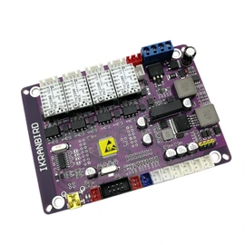 IKRANBIRD Grbl 1.1 4-Axis Controller with Optocoupler Isolation Support 48v 500w Spindle and 12v 60w Laser Head, with Cooling Fan and Casing, Tmc2208 Silent Driver