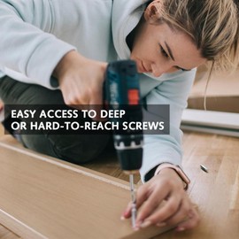 5 Pcs Hex Head Wrench Drill Bit 2mm,S2 Steel Magnetic Impact Drivers Screwdriver Bit,100mm/4 Inch Long Magnetic Screwdriver Bits Set, Industrial Screwdriver Power Bits