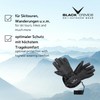 Black Crevice Adult Gloves Black black Size:Medium