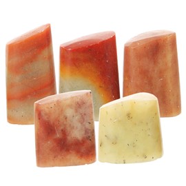 KONTONTY 5 Pcs Chinese Seal Stone Calligraphy Seal Tools for Random Style for Wax Seal Stamp Kits and Creative Projects