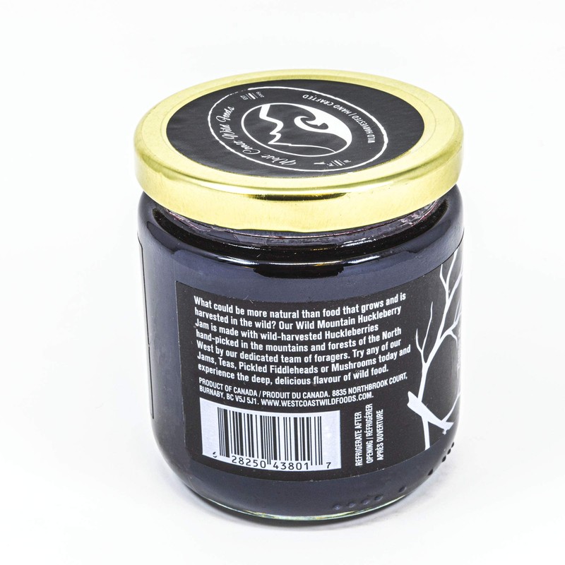 West Coast Wild Foods | Wild Huckleberry Jam | 250ml