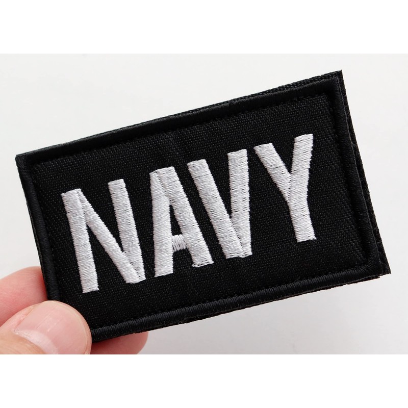 Navy Navy Patch Velcro Removable Military Airsoft Embroidery Patch