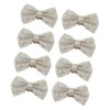 8pcs Bow Shoe Clips Detachable Bowknot Shoe Buckle Decorative Removable