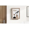 AHUONEL Key Holder Wall Mount Key Holder for Wall, Rustic