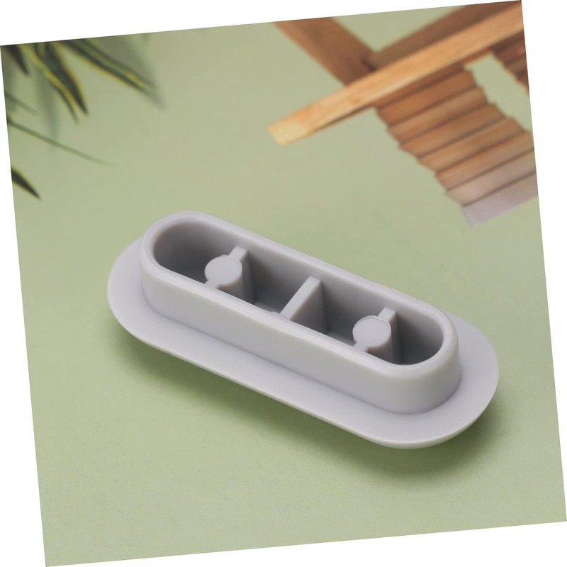 TEHAUX 2pcs Toilet Seat Padding Kit Antislip Gasket Bumper Toilet