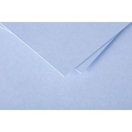Clairefontaine - Ref 55720C - Pollen Envelopes (Pack of 20) - 75 x 100mm Sized, 120gsm Paper, Gummed Seal, Inkjet & Laser Printer Compatible, Acid Free - Lavender Blue