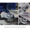 SHDIATOOL Diamond Profile Grinding Wheel 3-3/8 Inch, Height 30mm Half-Round