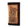 NELIDAS SOUTHERN IMPORTS MEN'S WESTERN COWBOY WALLET GENUINE LEATHER LONG