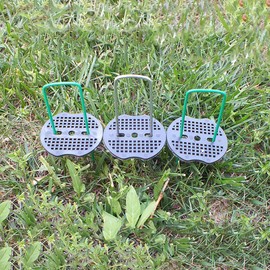 TOVINANNA 50pcs Heavy Duty Ground Stakes Metal Stakes for Fixing Turf Landscape Fabrics Decorations Bird Table Anchoring Insertion