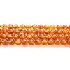 Happy Bomb Amber 0.4 inch (10 mm) Round Beads 3