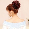 BESTOPPER Curly Messy Fake Hair Bun Extension with 2Pcs Hair