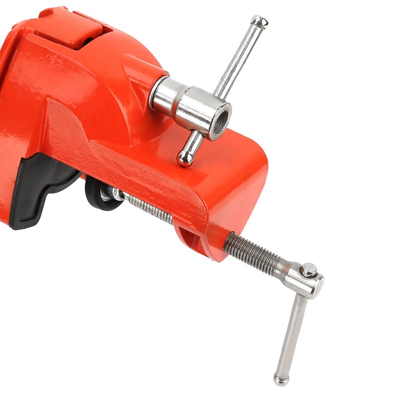 CYTGOUPER 70mm Jaw Width Articulating Bench Vise, Mini 360° Rotating