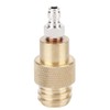 Simlug Soda Adapter, TR21-4 Male Thread Brass Soda Water Adapter