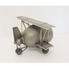 TenFuju Airplane Metal Tabletop Clock Industrial Home Decor Accents for