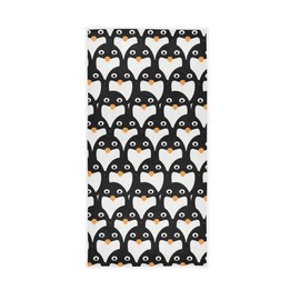 senya Penguins Group Hand Towel Ultra Soft Luxury Towels for Bathroom 30"x15"