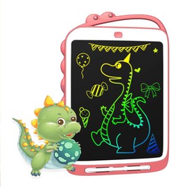 TEROW Lcd Writing Tablet for Kids, Toddler Doodle Board Drawing Pad for Girls Boys 2-6 Years Old 12.5 Inch Education Gaming Reusable Tablet Toys Birthday Gift Writing Board for Toddlers,Pink