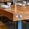 NumRealm Table Numbers Locker Cabinet Number, Oval ABS Engraved Numbers