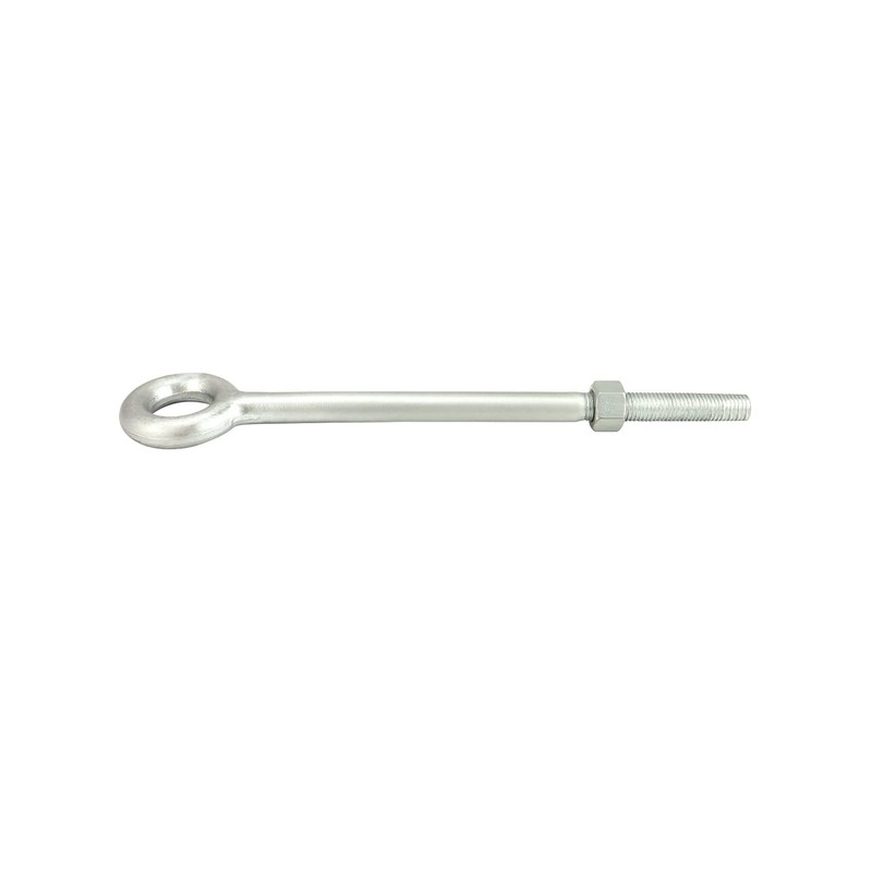 QWORK Eye Bolt with Nuts, 3/4'' x 12" Galvanized Eye