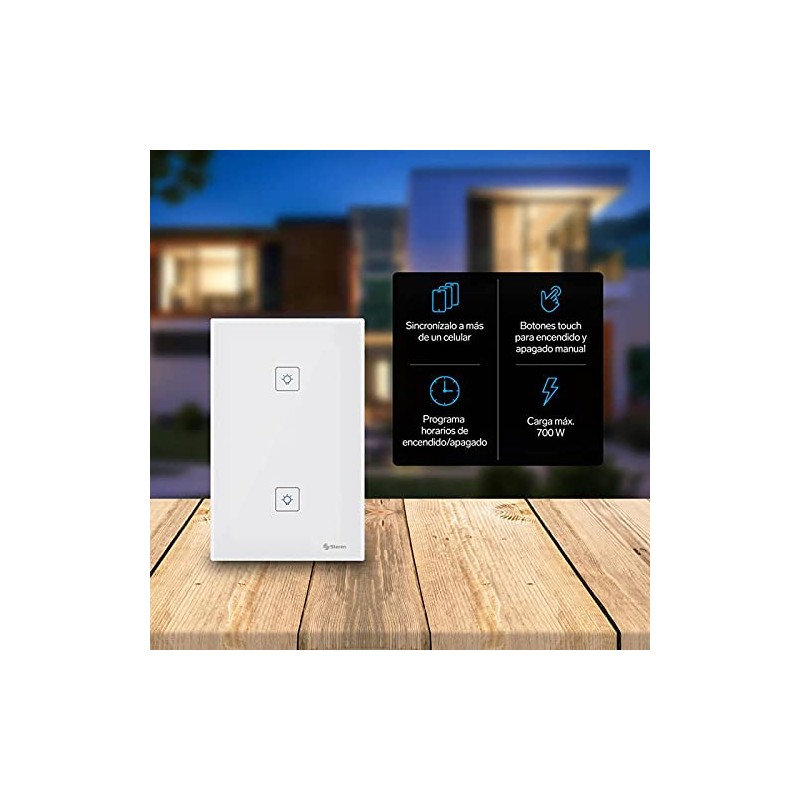 STEREN Apagador Wi-Fi touch doble