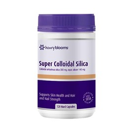 Henry Blooms 300 mg Super Colloidal Silica 120 Vegetarian Capsules