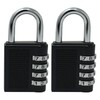 Dapetz ® Combination Lock Security Padlock - [2-Pack] Weather Proof