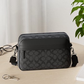 Bandolera Hombre, Mariconera, Salandens Crossbody Hombre, Bolso Para Hombre Correa De Hombro Desmontable, Estilo Casual, Ligero, Para Uso Diario, Deportes, Senderismo,viajes.