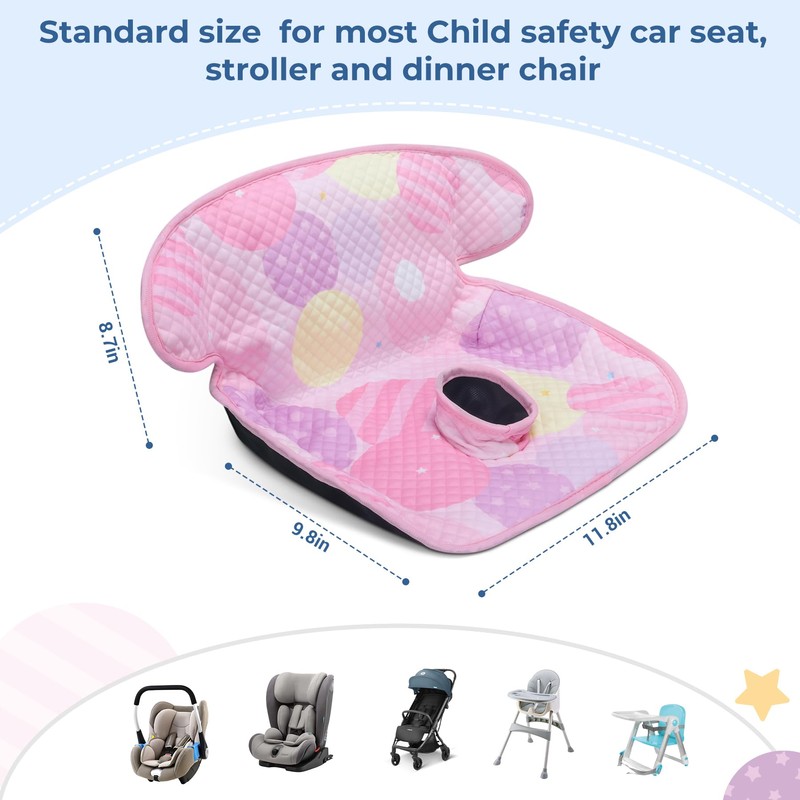 COOLBEBE Car Seat Protector for Potty Training, 2 Pack Dry