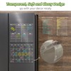 JJPRO Non Magnetic Dry Erase Calendar for Fridge-Reusable Monthly&Weekly Planning
