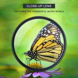 GREEN.L 58mm Close-up Filter Set(+1,+2,+4,+10), Professional Macro Filter for Camera Lens