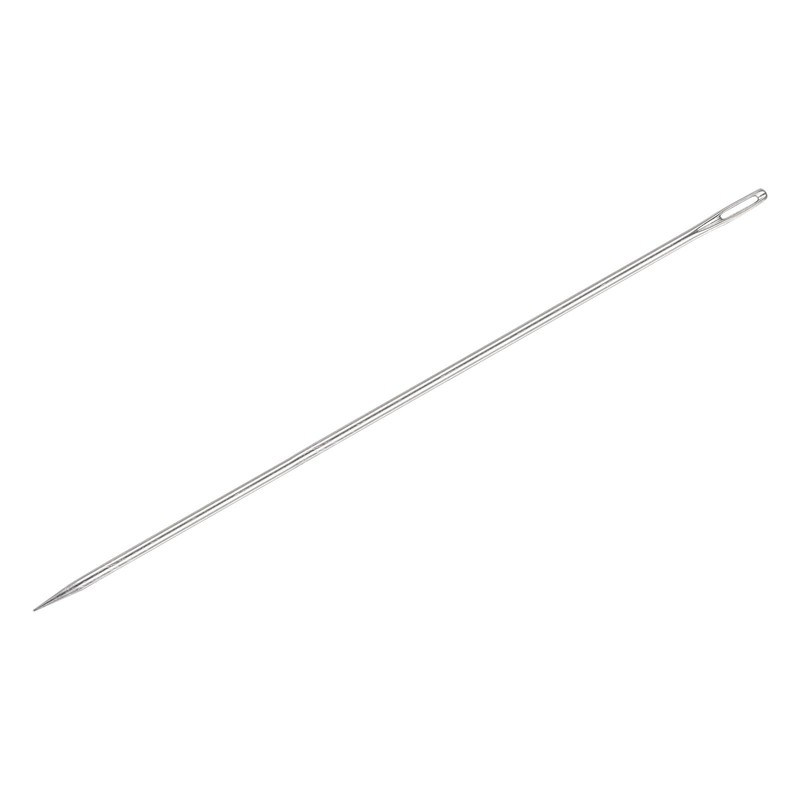 HARFINGTON 8 Inch Upholstery Needles Large Eye Stitching Needles Stainless