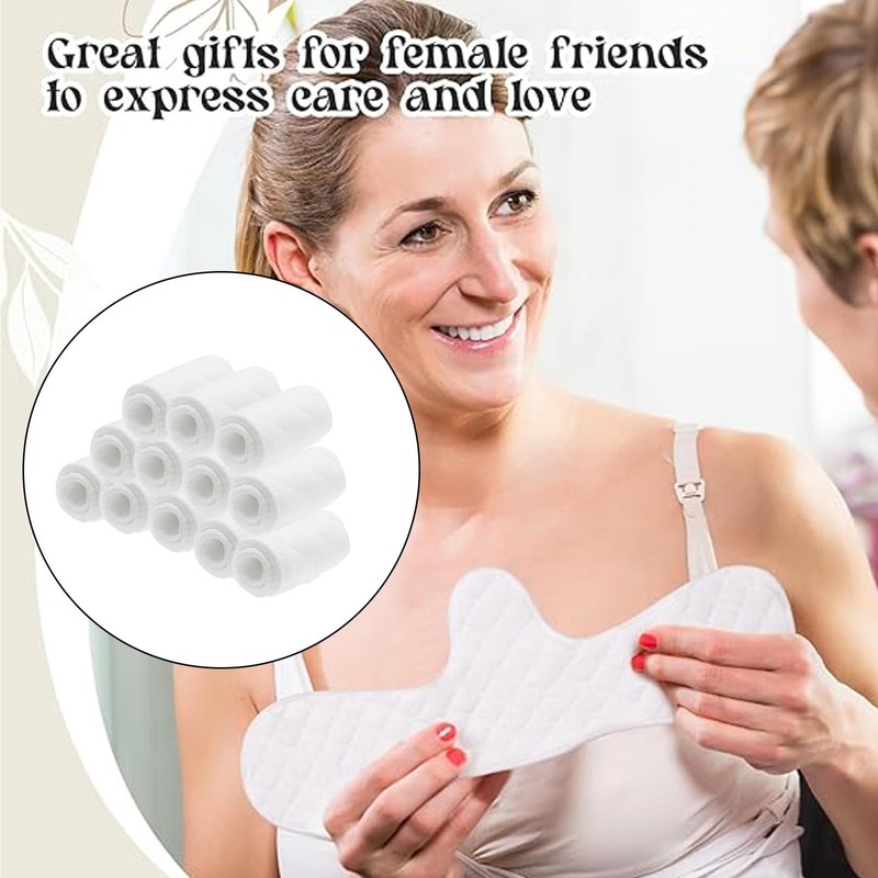 lurora2021 Pack of 12 Reusable Cotton Bra Bra Sweat Pads