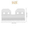 Wanjorlay 10Pcs/Lot Replaceable Ceramic 18 Teeth Pet Ceramic Clipper Cutting