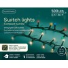 Lumineo Light Chain Switch Lights Compact Twinkle Warm White/Colourful –