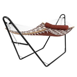 Universal Heavy-Duty Steel Hammock Stand 124 x 40 x 52.5 inch for 2 People 550LB