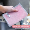 Viilich Pack of 6 Multi-Purpose Wire Dishcloths, Scourer, Cleaning Cloth,