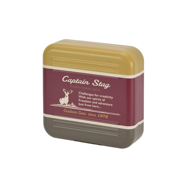 Captain Stag UM-1656 Mosquito Repelling Incense Holder Stand Case Bordeaux/Classic