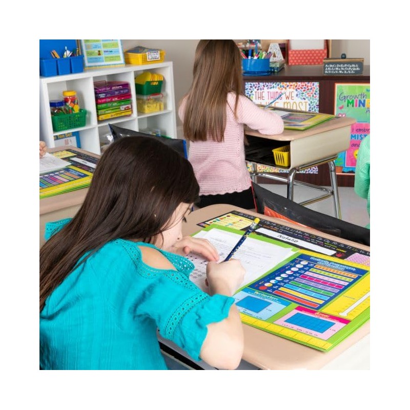 Really Good Stuff Intermediate Math Resource 4-Pocket Folders - Set