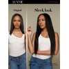 LUVME Yaki Straight Seamless 110g 7Pcs Clip in Hair Extensions