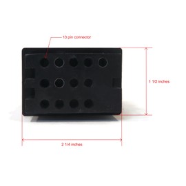 The ROP Shop Snowplow 13-Pin Female Vehicle Side Wiring Harness fits Boss Sport Duty Straight