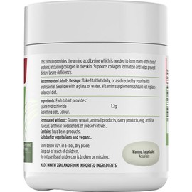 Nutra-Life Lysine 1200mg 60 Tablets