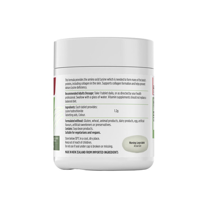 Nutra-Life Lysine 1200mg 60 Tablets
