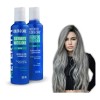 Shampoo Matizador Y Tratamiento Para Platinar Canas Y Mechas