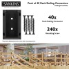 SANKINS 40pcs Deck Railing Bracket Connectors for 2x4 Deck Railing