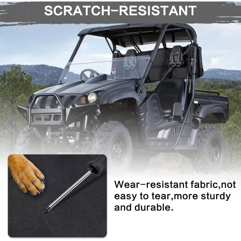 MOMIRAC UTV Seat Cover Replacement for Yamaha Rhino 700 660