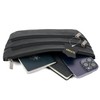 Men Women Black Belt Pouch Waist Pack Travel Pack Fanny